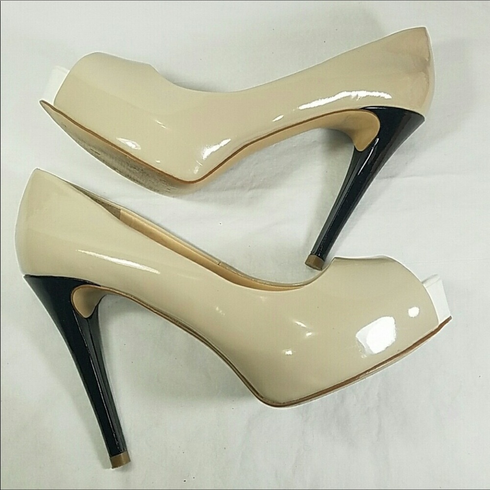 GUESS Platform Hugh Heel Shoes Size 9.5 - Picture 4 of 7